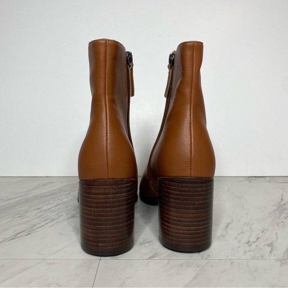 New! Linea Paolo Sadie Brown Heeled Bootie 12M - Picture 3 of 14